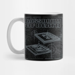 Bass Drum of Death - Technical Drawing Mug